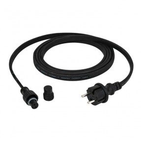 Showgear Power Cable for Festoon Light E27 - 3 m, black - 1