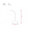 Showgear Desk Microphone Stand - 350 mm - 2 Showgear Desk Microphone Stand - 350 mm - 2