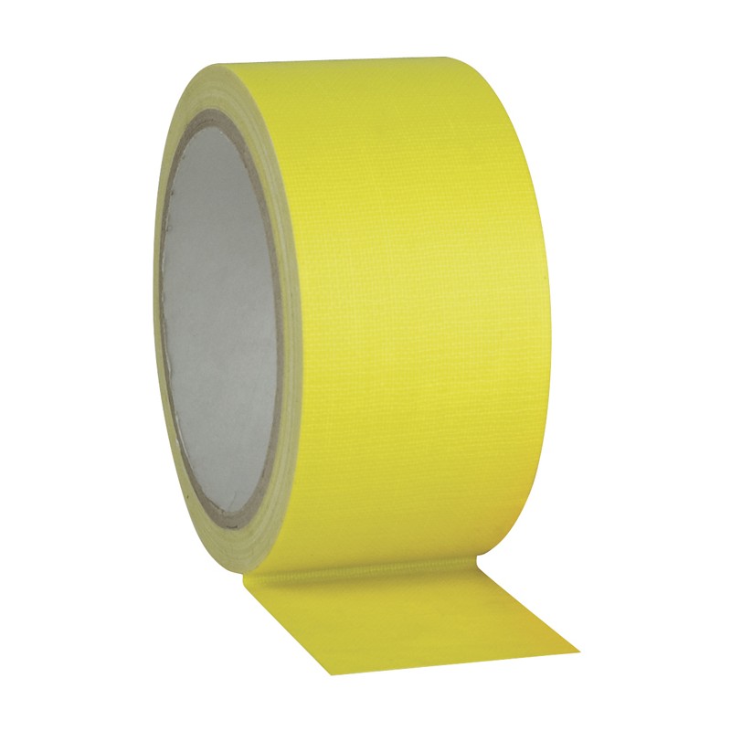 Showgear Gaffa Tape Neon - yellow, 50 mm / 25 m - 1 Showgear Gaffa Tape Neon - yellow, 50 mm / 25 m - 1