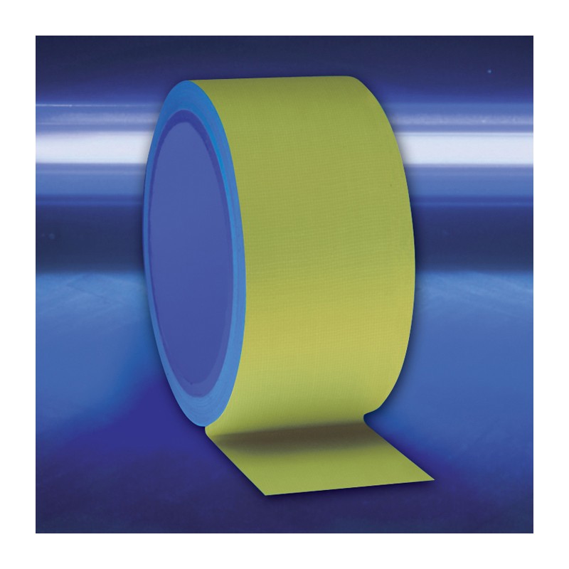 Showgear Gaffa Tape Neon - yellow, 50 mm / 25 m - 2 Showgear Gaffa Tape Neon - yellow, 50 mm / 25 m - 2