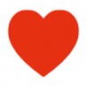 Showgear Electric Confetti Cannon Pro - 80 cm, red hearts - 2