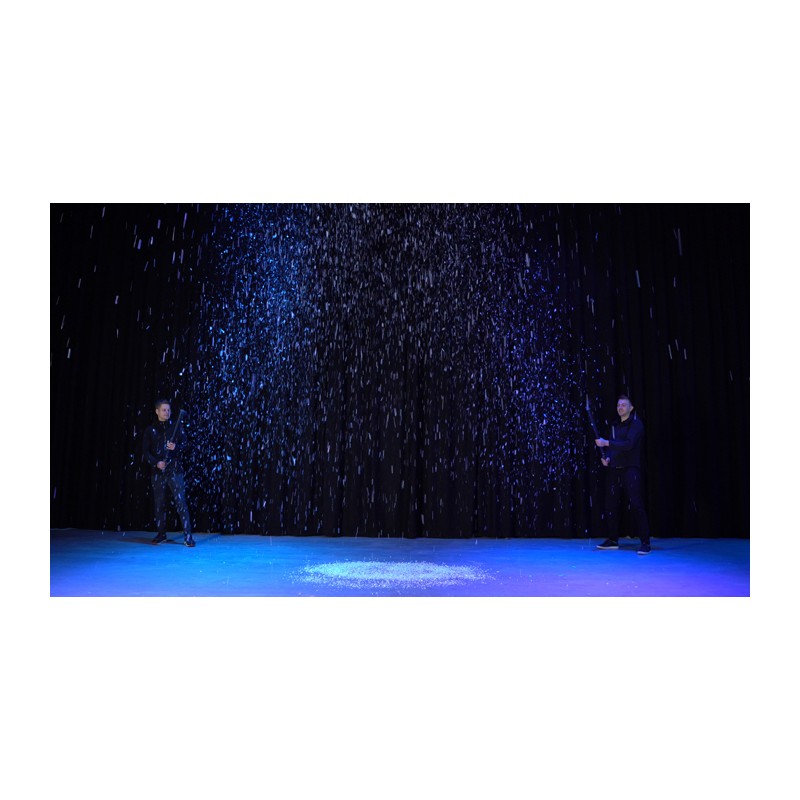 Showgear Handheld Confetti Cannon Pro - 80 cm, snowflake white - 2 Showgear Handheld Confetti Cannon Pro - 80 cm, snowflake white - 2