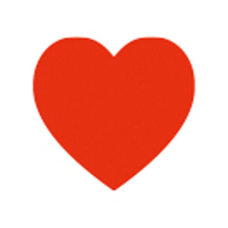 Showgear Handheld Confetti Cannon Pro - 80 cm, red hearts - 2 Showgear Handheld Confetti Cannon Pro - 80 cm, red hearts - 2