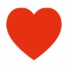 Showgear Handheld Confetti Cannon Pro - 80 cm, red hearts - 2 Showgear Handheld Confetti Cannon Pro - 80 cm, red hearts - 2