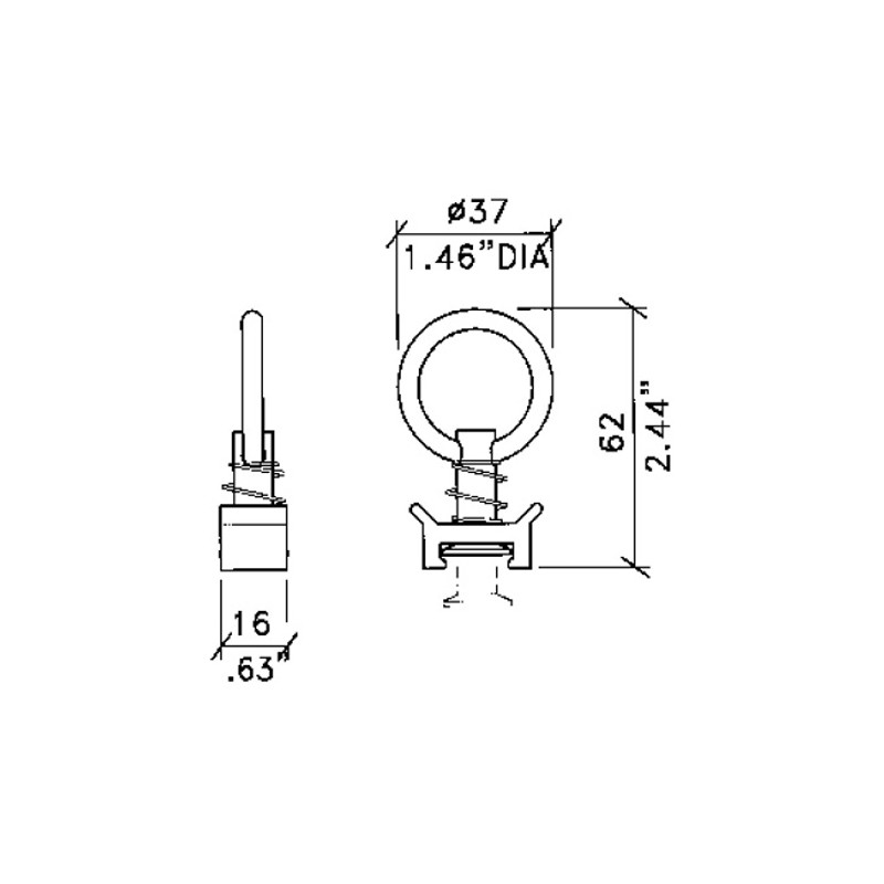 Showgear Single Point Flying Stud - 2 Showgear Single Point Flying Stud - 2