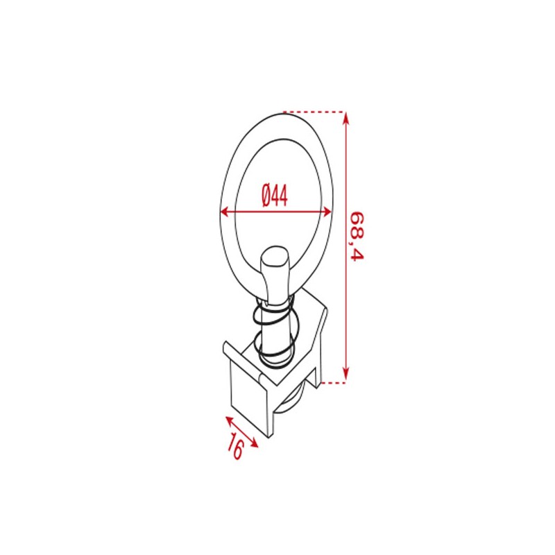 Showgear Single Point Flying Stud - 3 Showgear Single Point Flying Stud - 3