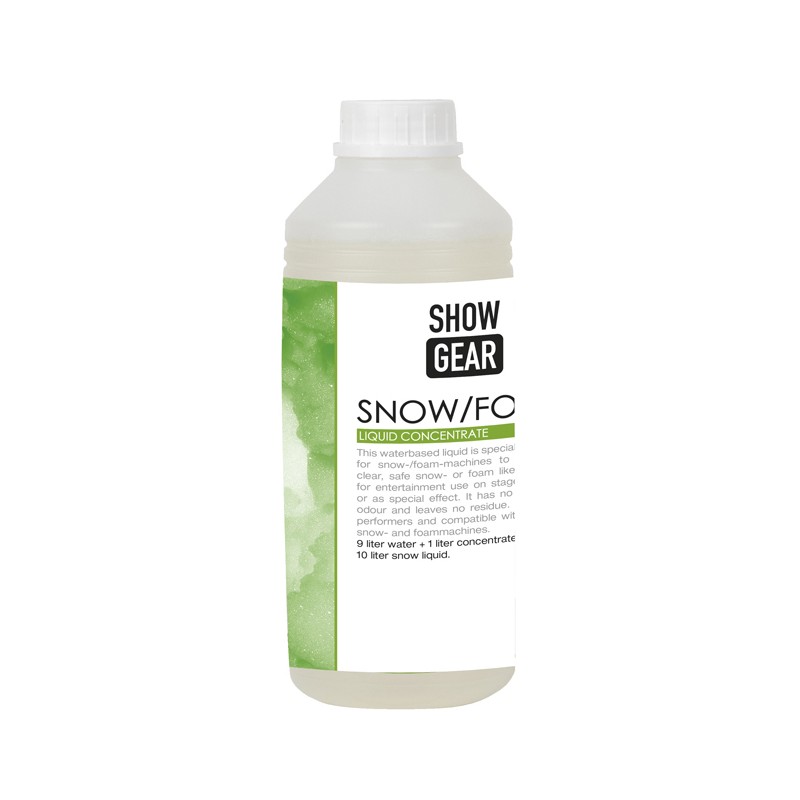 Showgear Snow/Foam Concentrate 1 litre - 1 Showgear Snow/Foam Concentrate 1 litre - 1