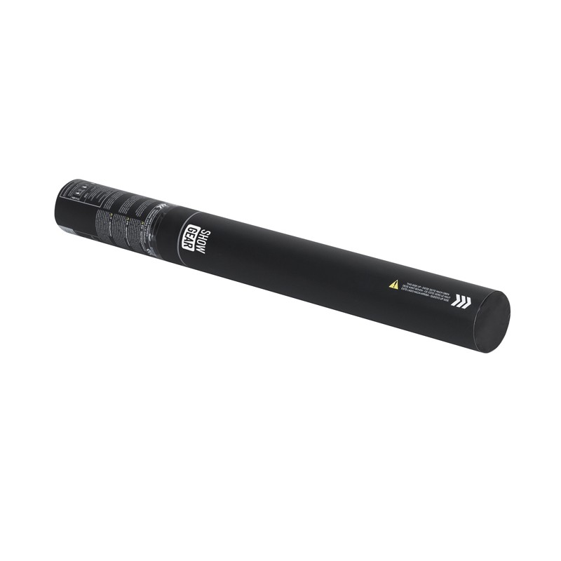 Showgear Handheld Streamer Cannon - 50 cm, white/silver - 1 Showgear Handheld Streamer Cannon - 50 cm, white/silver - 1
