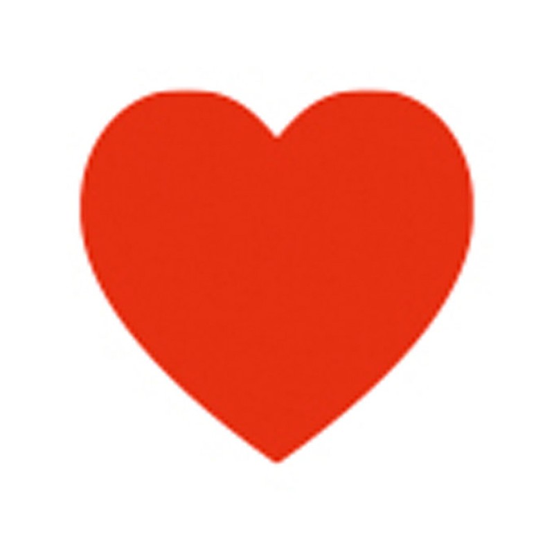Showgear Handheld Confetti Cannon - 50 cm, red hearts - 2 Showgear Handheld Confetti Cannon - 50 cm, red hearts - 2