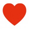 Showgear Handheld Confetti Cannon - 50 cm, red hearts - 2 Showgear Handheld Confetti Cannon - 50 cm, red hearts - 2