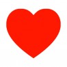Showgear Handheld Confetti Cannon Small - 28 cm, red hearts - 3 Showgear Handheld Confetti Cannon Small - 28 cm, red hearts - 3