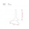 Showgear Desk Microphone Stand - Mini - 135-170 mm - 2 Showgear Desk Microphone Stand - Mini - 135-170 mm - 2