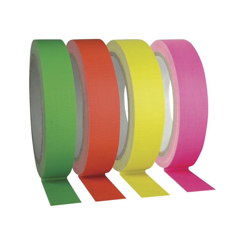 Showgear Gaffa Tape Neon - green, 19 mm / 25 m - 2 Showgear Gaffa Tape Neon - green, 19 mm / 25 m - 2