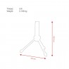 Showgear Desk Microphone Stand - Mini - 146,5 mm - 2 Showgear Desk Microphone Stand - Mini - 146,5 mm - 2