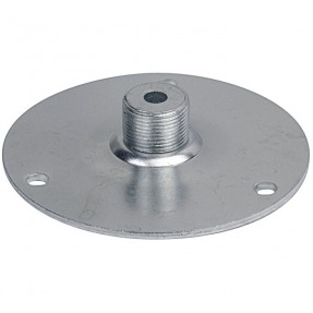 Showgear Mounting Plate for Gooseneck - 60 mm, chrome - 1