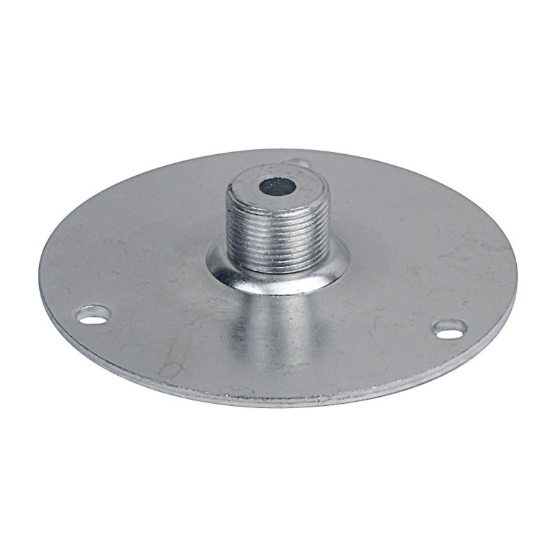 Showgear Mounting Plate for Gooseneck - 60 mm, chrome - 1 Showgear Mounting Plate for Gooseneck - 60 mm, chrome - 1