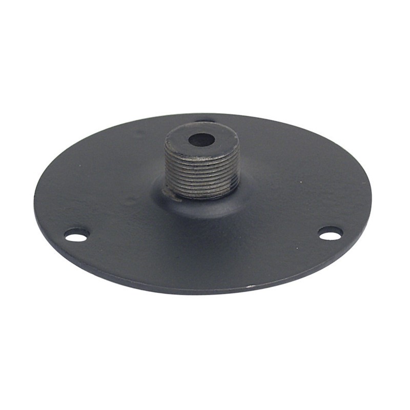 Showgear Mounting Plate for Gooseneck - 60 mm, black - 1 Showgear Mounting Plate for Gooseneck - 60 mm, black - 1