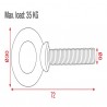 Showgear Speaker Hanging Eye - M8 - 3 Showgear Speaker Hanging Eye - M8 - 3
