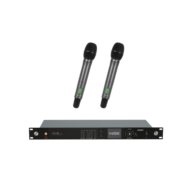 PSSO Set WISE TWO + 2x Dyn. wireless microphone 518-548MHz - 1