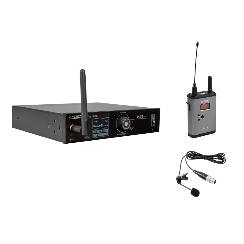 PSSO Set WISE ONE + BP + Lavalier 823-832/863-865MHz - 1 PSSO Set WISE ONE + BP + Lavalier 823-832/863-865MHz - 1