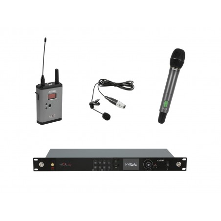 PSSO Set WISE TWO + Dyn. wireless microphone + BP + Lavalier 823-832/863-865MHz - 1