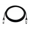 PSSO DMX cable XLR 3pin 0,5m bk Neutrik - 2