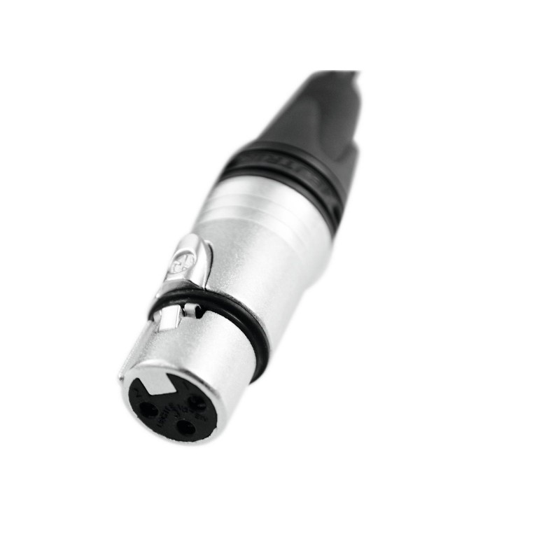 PSSO DMX cable XLR 3pin 3m bk Neutrik - 3