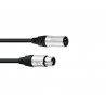 PSSO DMX cable XLR 3pin 15m bk Neutrik - 1