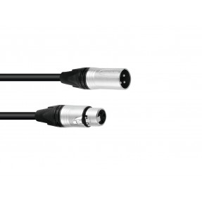 PSSO DMX cable XLR 3pin 20m bk Neutrik - 1