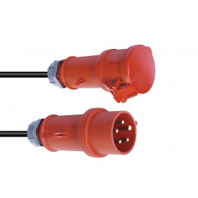 PSSO CEE Extension 16A 5x2.5 25m red - 1