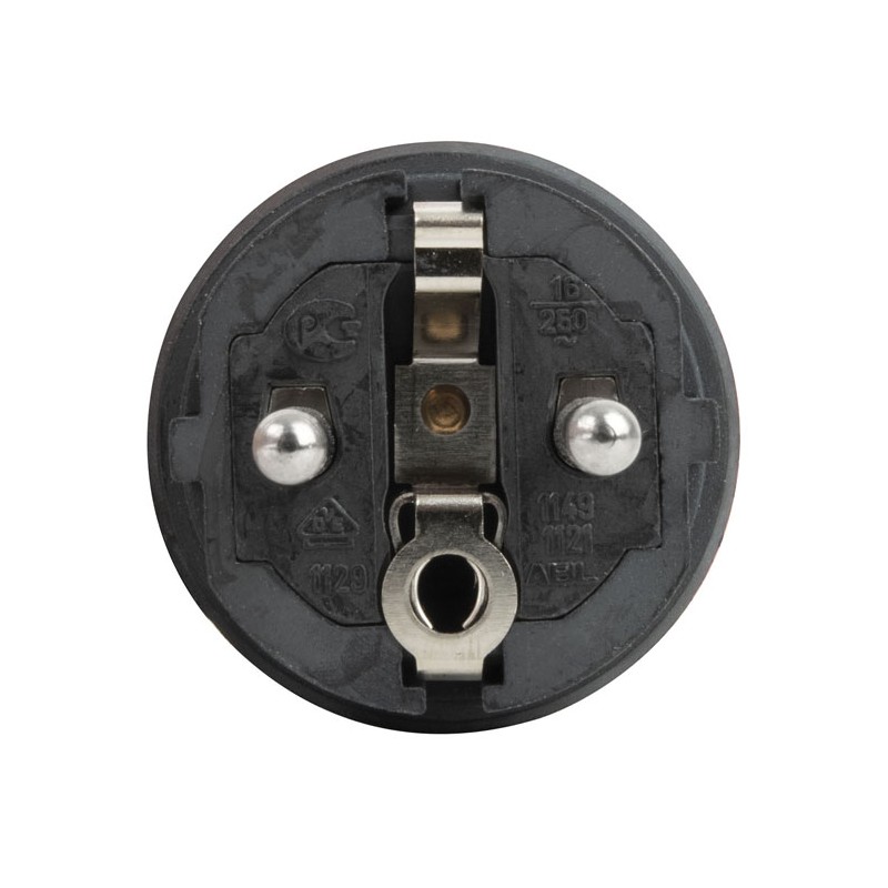 ABL 90397 - Rubber Schuko Connector Male - 2