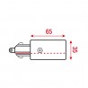 Artecta A0313203 - 1-Phase Feed-In Connector (silver) - 2
