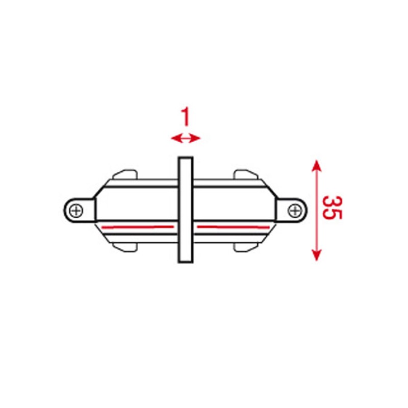 Artecta A0313401 - 1-Phase Straight Connector (black) - 3