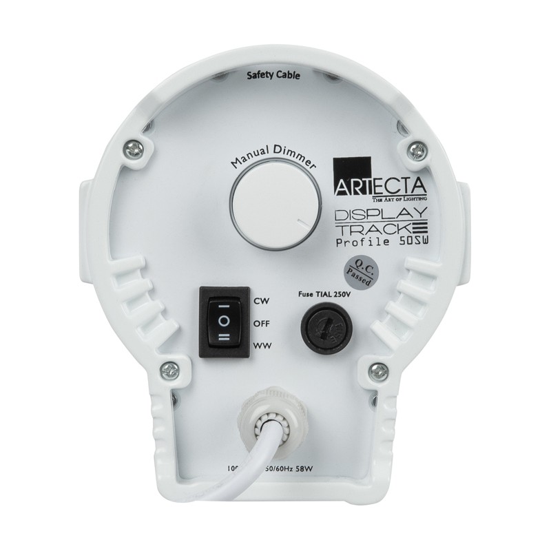 Artecta A0320161 - Display Track Profile 50 SW (white) - 2 Artecta A0320161 - Display Track Profile 50 SW (white) - 2