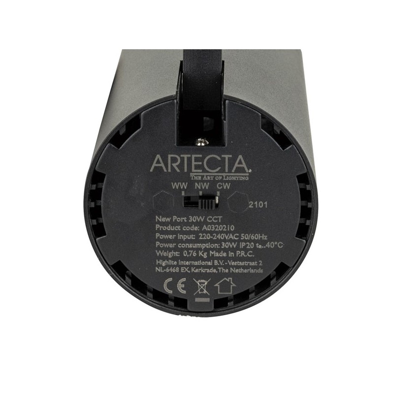 Artecta A0320210 - New Port 30W CCT 38° (black) - 4 Artecta A0320210 - New Port 30W CCT 38° (black) - 4
