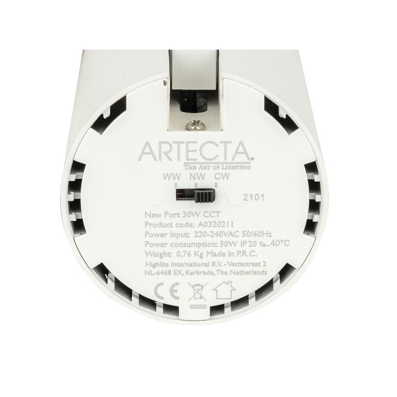 Artecta A0320211 - New Port 30W CCT 38° (white) - 4 Artecta A0320211 - New Port 30W CCT 38° (white) - 4