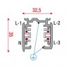 Artecta A0332003 - 3-Phase Track 2000 mm (silver) - 2 Artecta A0332003 - 3-Phase Track 2000 mm (silver) - 2