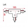 Artecta A0333702 - 3-Phase Left T-Connector (white) - 2 Artecta A0333702 - 3-Phase Left T-Connector (white) - 2