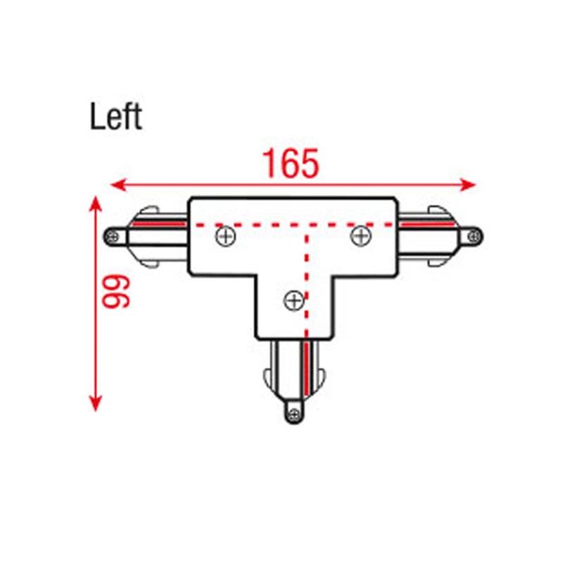 Artecta A0333712 - 3-Phase Right T-Connector (white) - 2 Artecta A0333712 - 3-Phase Right T-Connector (white) - 2