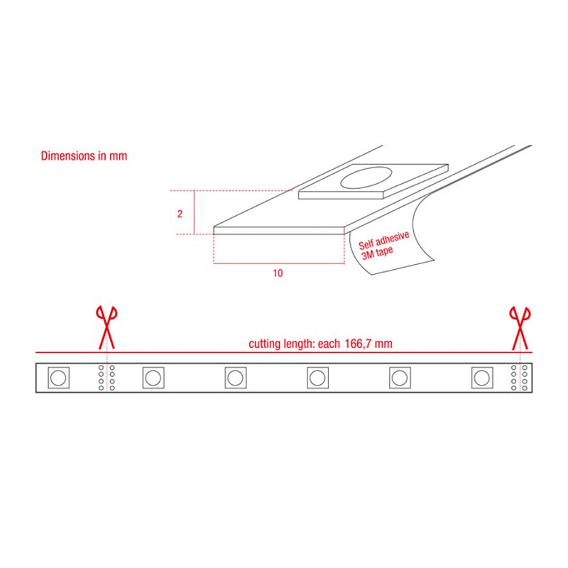 Artecta A0852001 - Havana Ribbon RGB 30-24V - 6