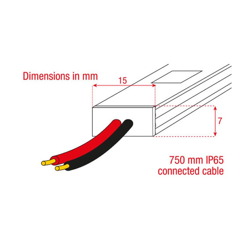 Artecta A0866706 - Havana Rigid 6000 K 72 - 24 VDC - 2 Artecta A0866706 - Havana Rigid 6000 K 72 - 24 VDC - 2