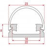 Artecta A9930020 - Profile Eco Surface 22 - 5 Artecta A9930020 - Profile Eco Surface 22 - 5