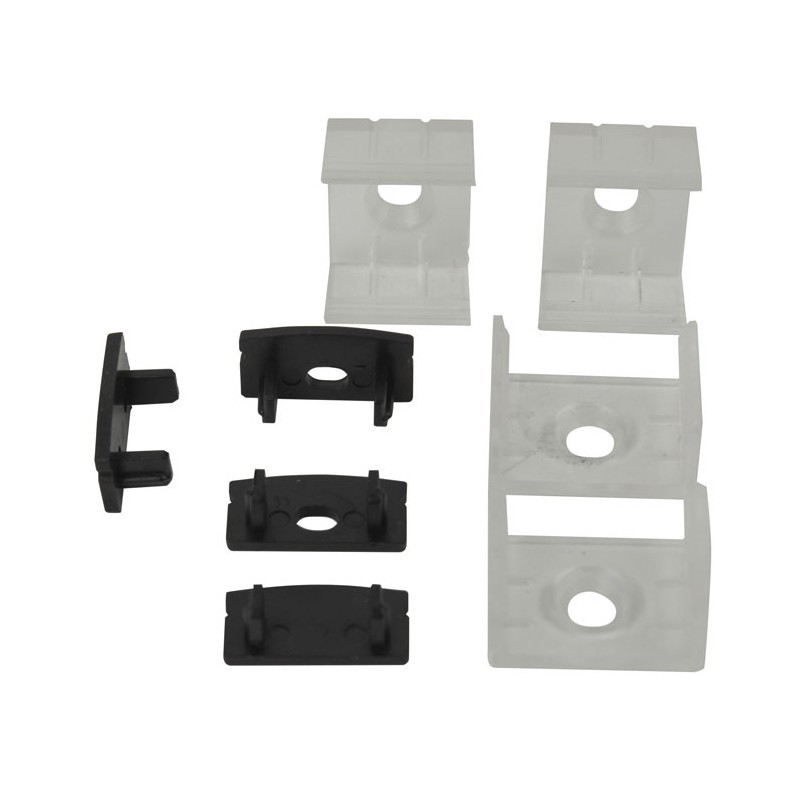 Artecta A9930091 - Profile Pro 31 black + 2 Covers + End Caps - 4 Artecta A9930091 - Profile Pro 31 black + 2 Covers + End Caps - 4