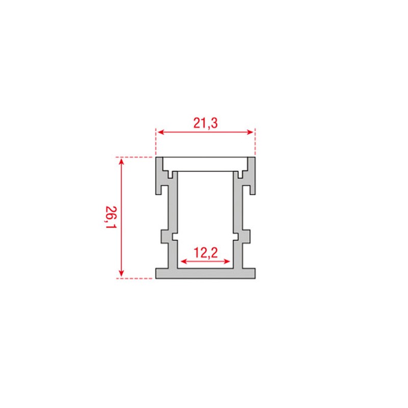 Artecta A9930402 - Profile Pro-Line 18 Recessed - 3 Artecta A9930402 - Profile Pro-Line 18 Recessed - 3