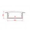 Artecta A9930403 - Profile Pro-Line 19 Recessed - 3 Artecta A9930403 - Profile Pro-Line 19 Recessed - 3