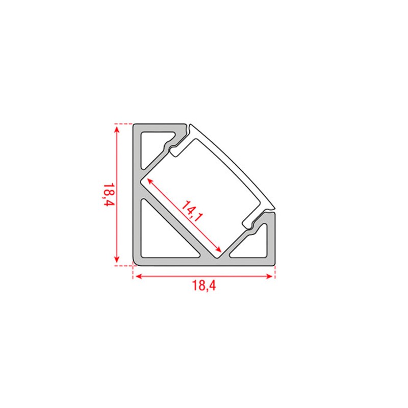 Artecta A9930404 - Profile Pro-Line 20 Corner - 3 Artecta A9930404 - Profile Pro-Line 20 Corner - 3