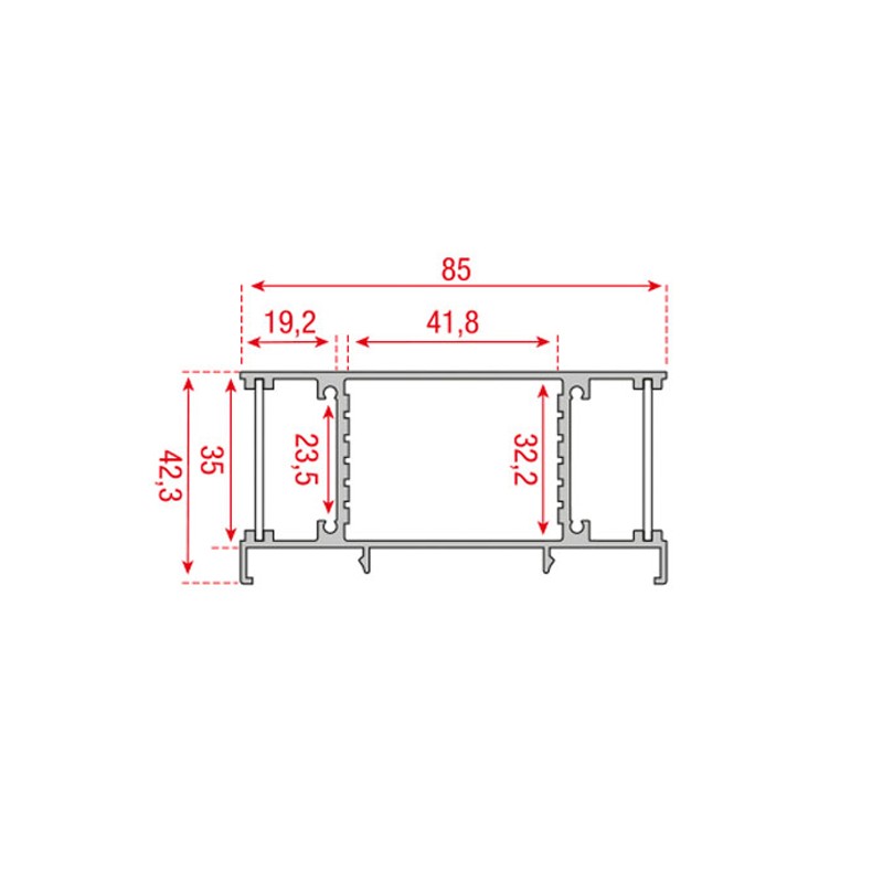 Artecta A9930407 - Profile Pro-Line 23 Surface - 3 Artecta A9930407 - Profile Pro-Line 23 Surface - 3