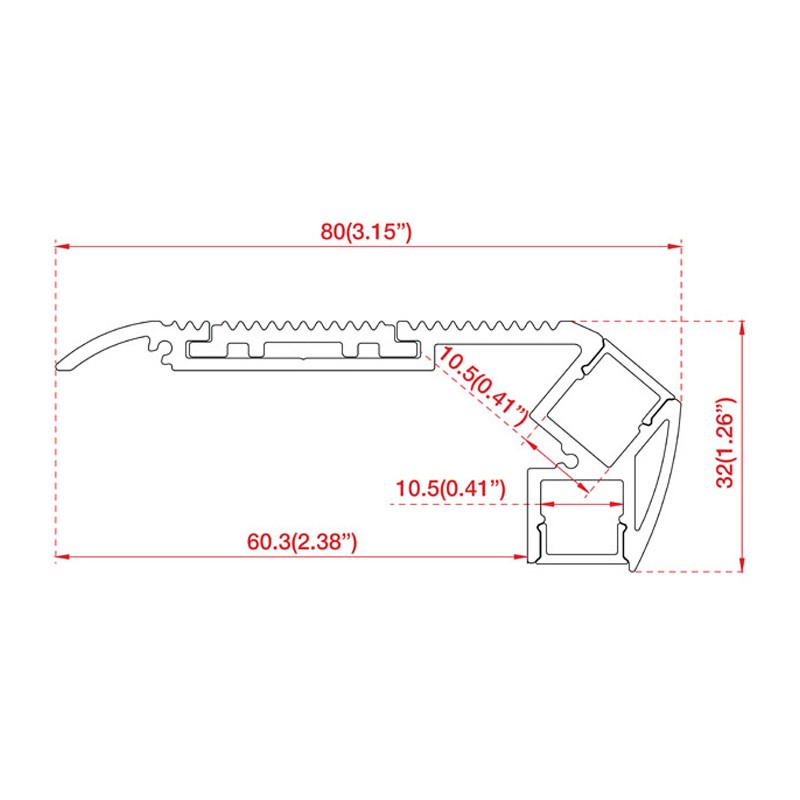 Artecta A9930414 - Profile Pro-Line for Stairs Black - 3 Artecta A9930414 - Profile Pro-Line for Stairs Black - 3