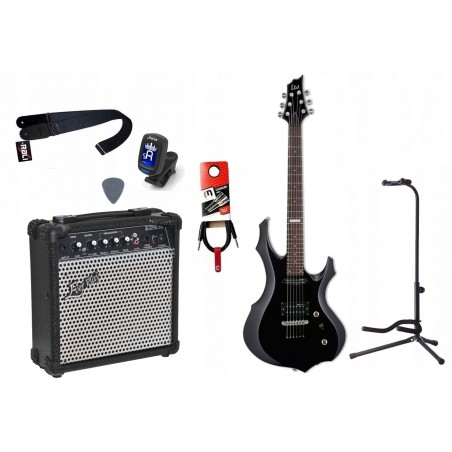 Gitara Elektryczna + Wzmacniacz 15W Tuner Zestaw 738 - 1