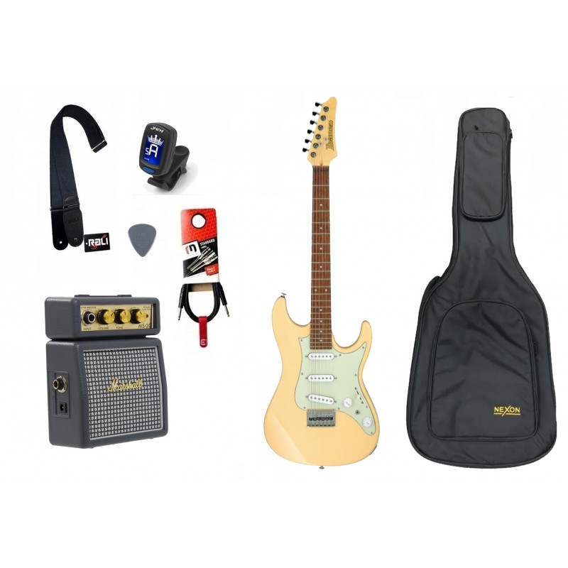Gitara Elektryczna + Wzmacniacz 1W + Pokrowiec Zestaw 763 - 1 Gitara Elektryczna + Wzmacniacz 1W + Pokrowiec Zestaw 763 - 1